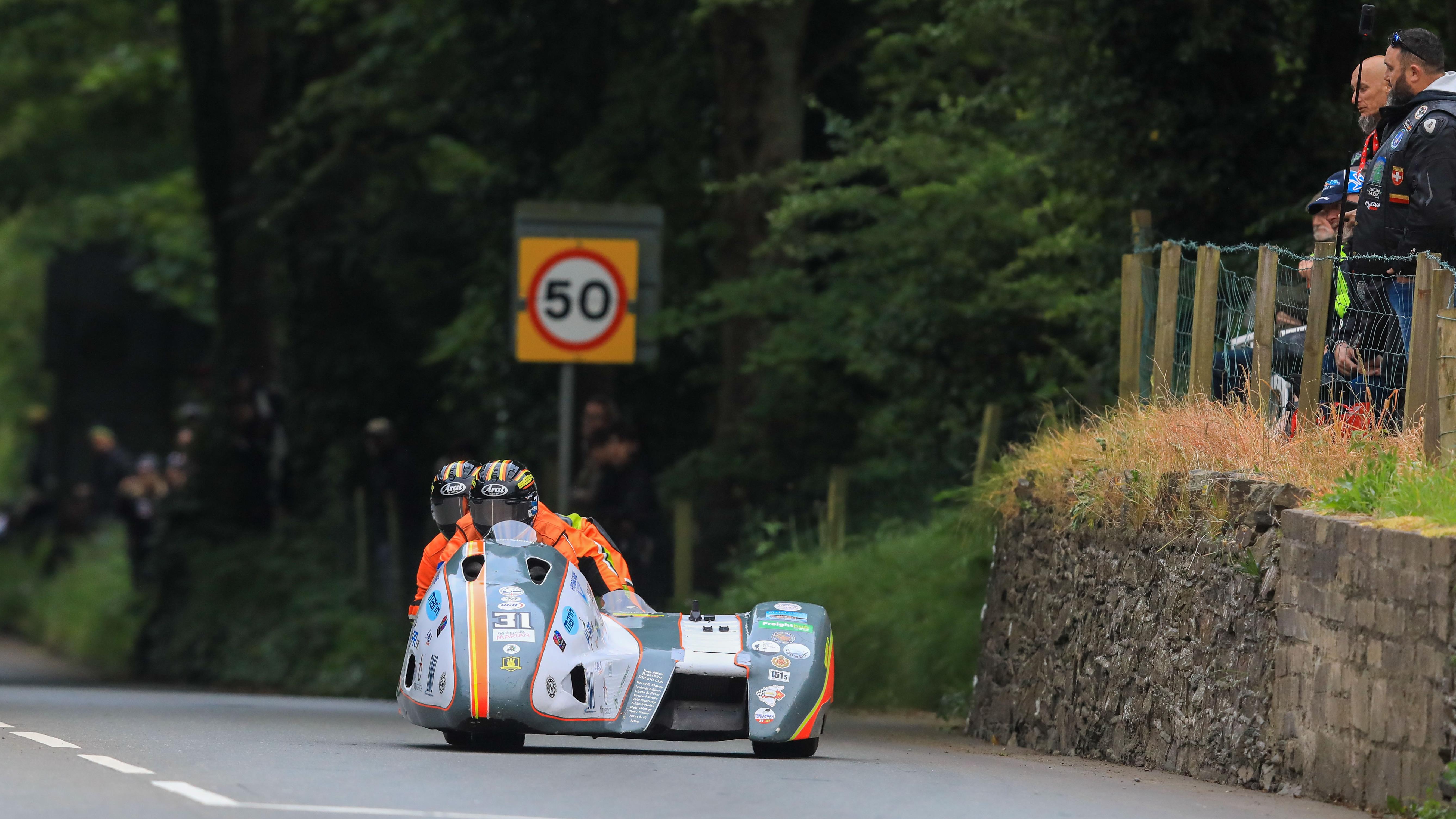 Isle of Man TT 2024: Sidecar duo airlifted to hospital after Bishopscourt crash - Vimarsana News