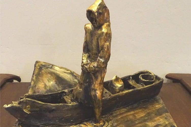 The sculpture