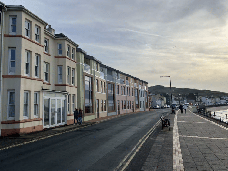 3D image of the proposed seven new homes in Peel