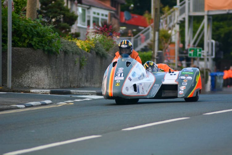 Chris Schofield and passenger Tom Dawkins were airlifted to hospital following a  crash at Bishopscourt