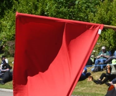 Motorist arrested during red flag incident