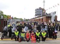 Pictures as hundreds of Isle of Man TT fans escorted on lap of course