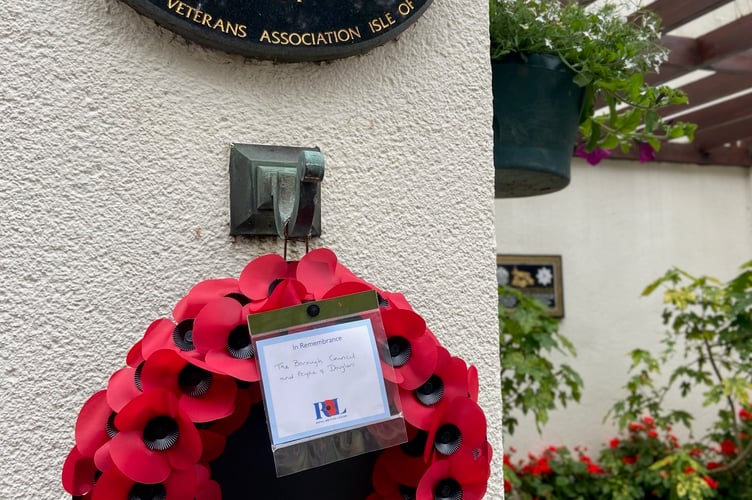 D-Day memorial plaque in Douglas