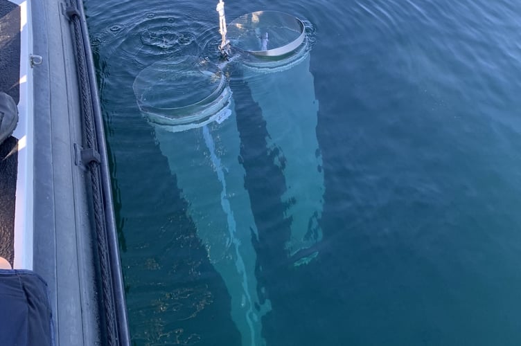 DEFA monitoring the plankton levels in the sea off the island's coast