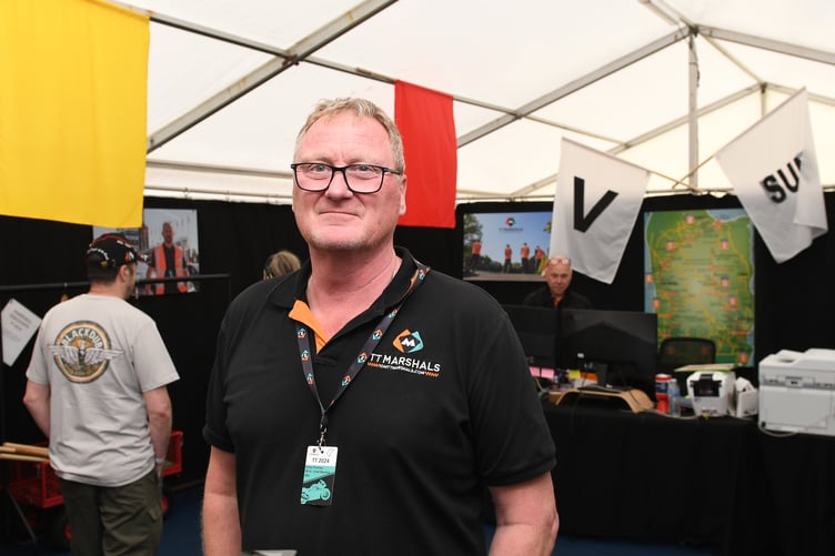 Andy Priestley, one of two chief marshals with the Isle of Man Marshals Association
