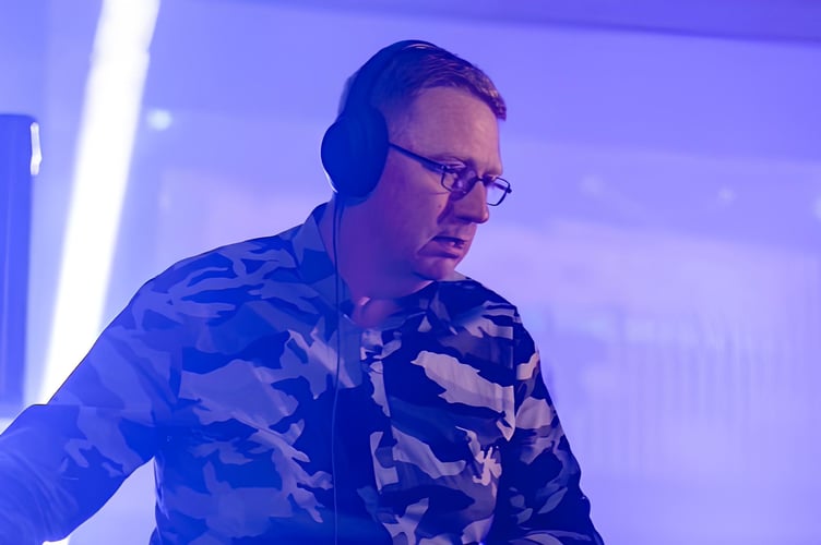 Neil Cowie DJing at the Isle of Wight Festival in 2023