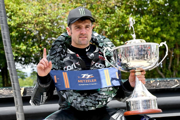 TT 2024, Supertwin race 1 - Michael Dunlop takes his 27th TT win to become the most successful TT racer of all time