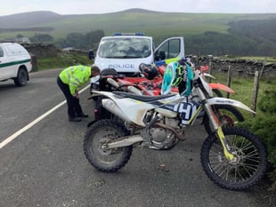 Bikers slapped with fines after being caught riding at beauty spot