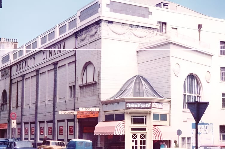The old Royalty Cinema on Walpole Avenue, Douglas