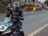 Dunlop vents frustration in clip during forced stop at Isle of Man TT