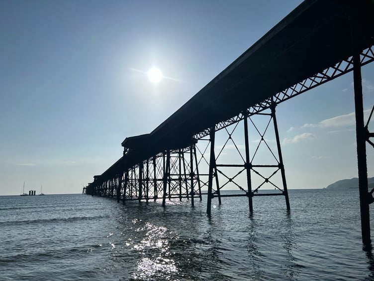 Hilary Inglis sent in this photo of Ramsey Pier