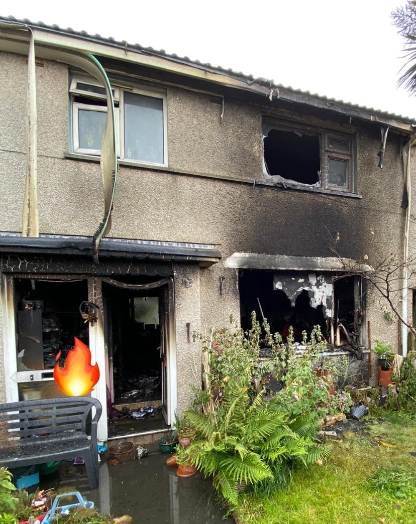 Occupant airlifted to hospital after fire destroys home - Vimarsana News