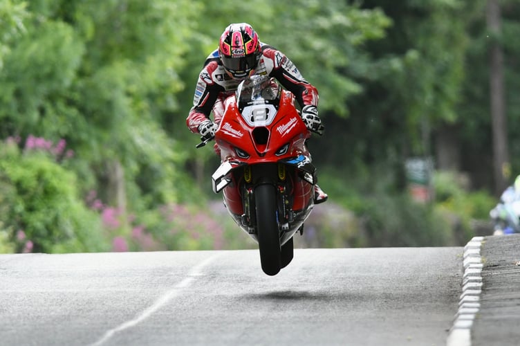 Davey Todd in the Senior TT