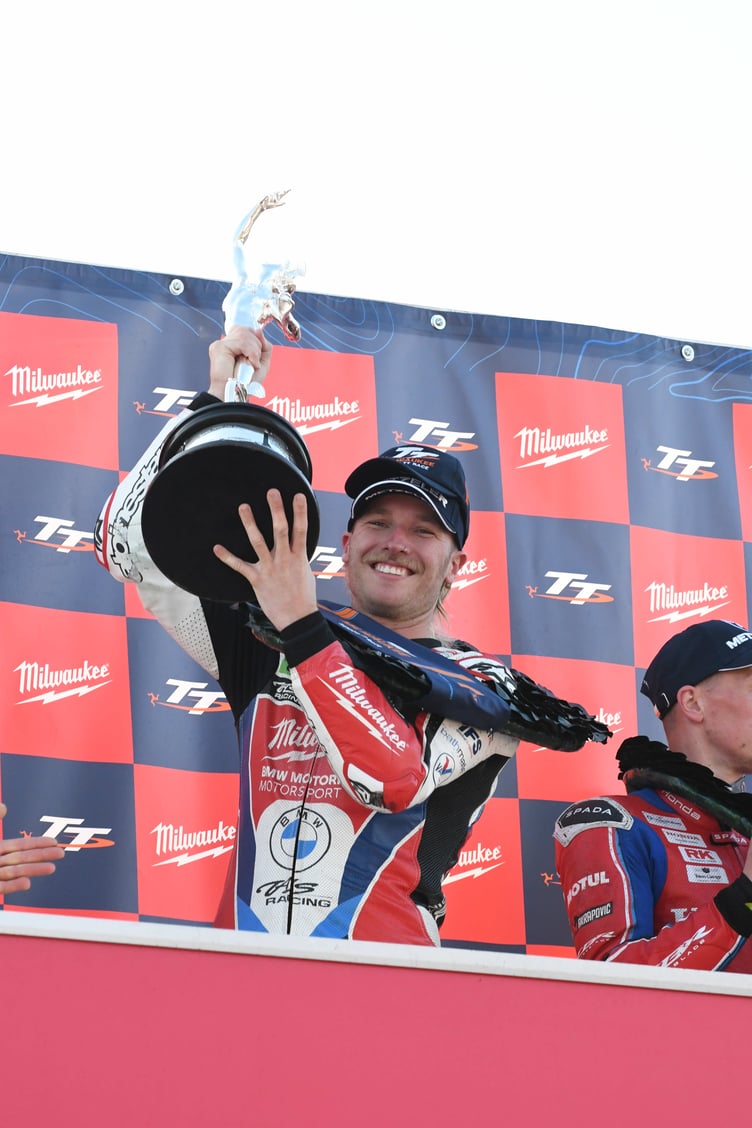 TT 2024, Senior TT race - pictured is winner Davey Todd