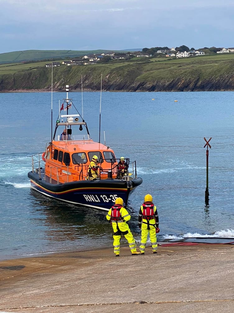 Peel lifeboat returning on Thursday