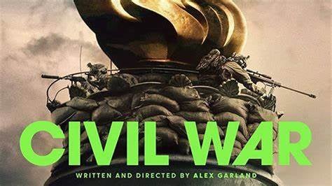 Movie poster for Alex Garland's 'Civil War'