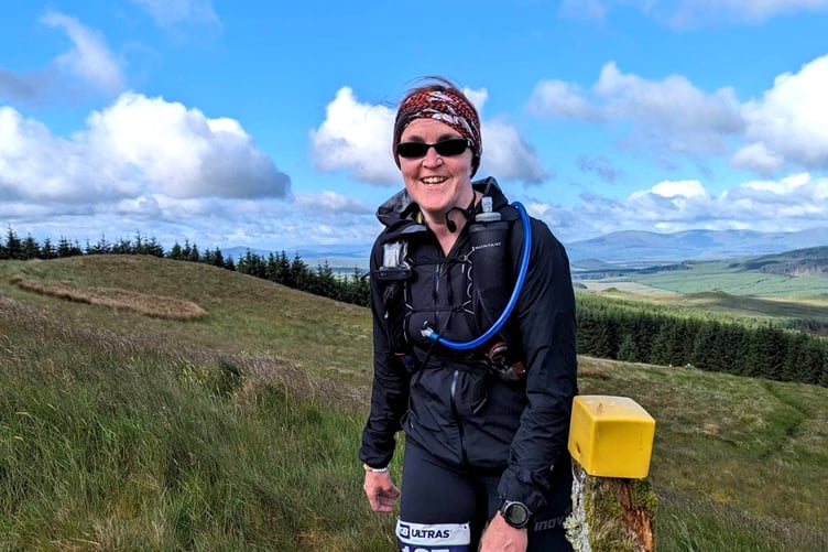 Katie Lawrence during the Ultra Scotland 50-mile ultra marathon last weekend (Photo: Ultra Scotland)