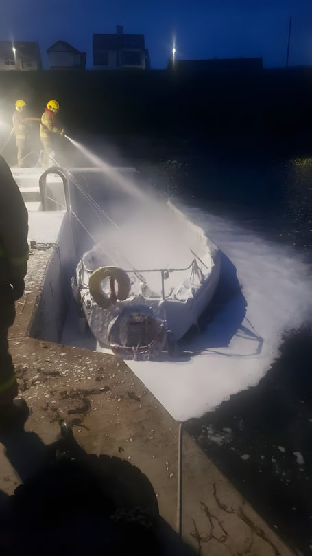 Crew allegedly attacked and their boat burnt at Portballintrae were heading to the Isle of Man TT