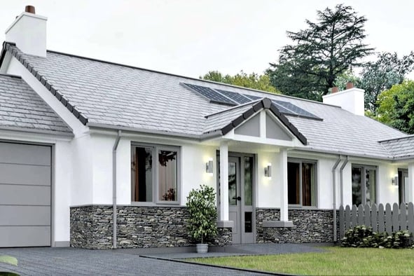 How the homes at a new development in Andreas will look