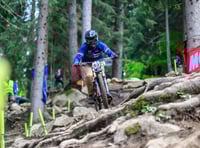 Batty narrowly misses out on Downhill World Cup final