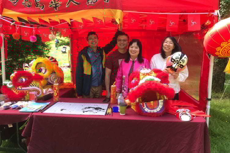 Members of the Isle of Man Chinese Association at the last Global Village event