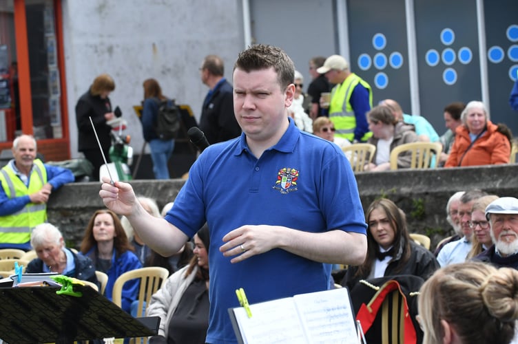 Plenty of people turned up to watch Onchan Silver Band playing at the 2024 Port Erin Brass Band Festival
