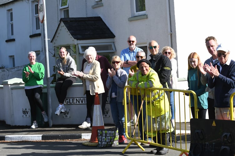 Residents in Marown provide their support