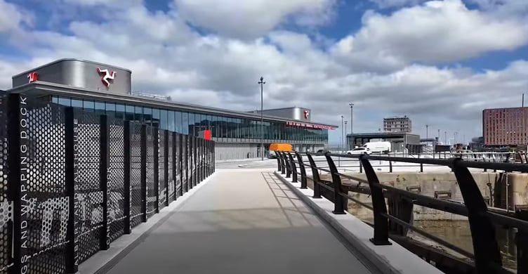 The new Isle of Man Ferry Terminal in Liverpool