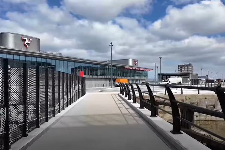 The new Isle of Man Ferry Terminal in Liverpool