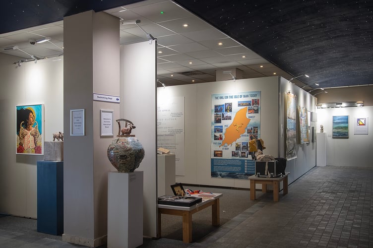 The Creative Network and Manx National Heritage organised a art exhibition during the British-Irish Council Summit last week