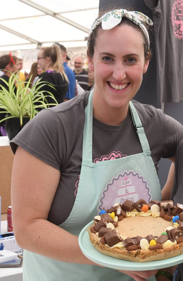 Sugar and Spice Bakery owner Helen Furner at the 2020 Isle of Man Food and Drink Festival