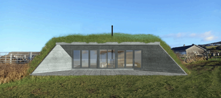 Artists' impression of the bunker conversion
