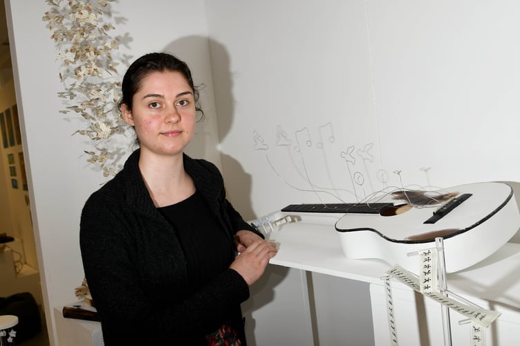 Work by Kellyn Smith, part of her foundation diploma in art and design