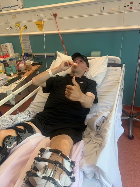 Anthony Redmond continues to recover in Broad Green Hospital