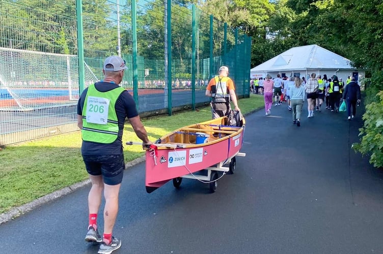 Phil Quirk and Graham Saunders ensured Expedition Limitless have surpassed their £100,000 target by completing the world’s longest portage around the Parish Walk route.
