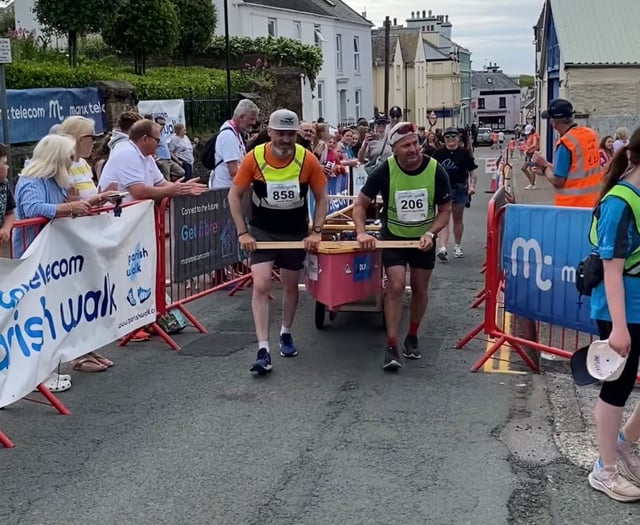 Epic 'portage' effort smashes £100,000 mark for Manx Mencap