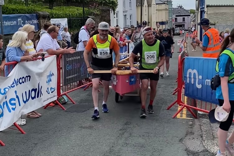 Phil Quirk and Graham Saunders ensured Expedition Limitless surpassed their £100,000 target for Manx Mencap by completing the world’s longest portage around the Parish Walk route