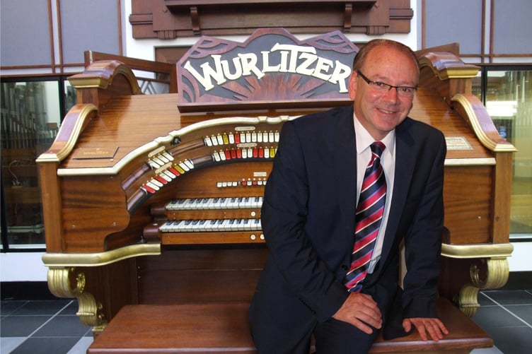 Phil Kelsall will play the Wurlitzer at the Villa Marina Arcade this week
