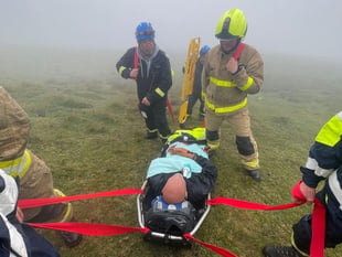 Dramatic rescue on Snaefell
