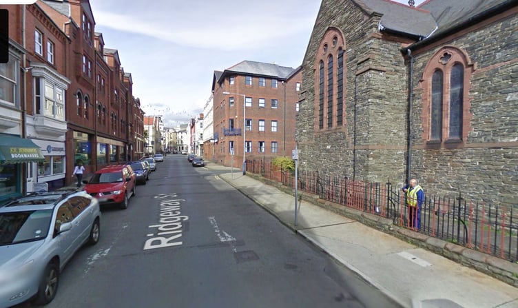 The incident happened on Ridgeway Street, Douglas