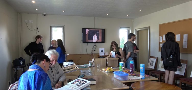 The exhibition at Archibold Knox in Onchan