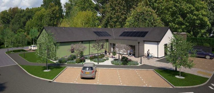 Artist's impression of how the Sexual Assault Referral Centre could look