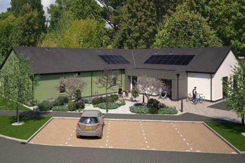 Artist's impression of how the Sexual Assault Referral Centre could look