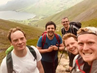 Friends abandon 24-hour charity challenge to save walker on mountain 