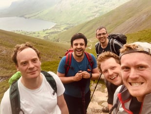 Friends abandon 24-hour charity challenge to save walker on mountain 