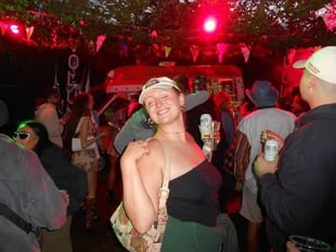 I went to a small Manx festival the same weekend as Glastonbury 