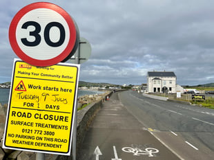 Main road in south of Isle of Man to close for roadworks
