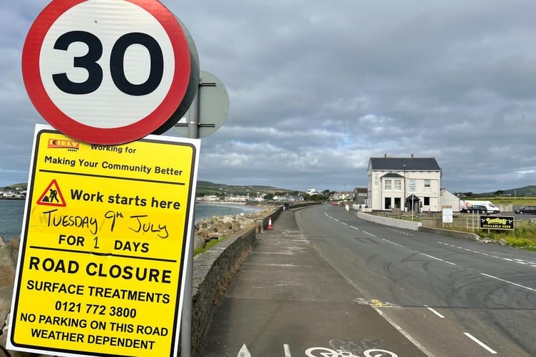 Roadworks begin on Tuesday on Shore Road, Gansey