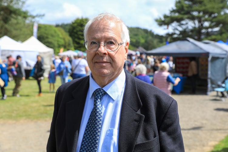 Petitioner Trevor Nall at Tynwald Day 2024