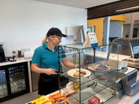 The cafe helping 'struggling' customers by giving away unused food